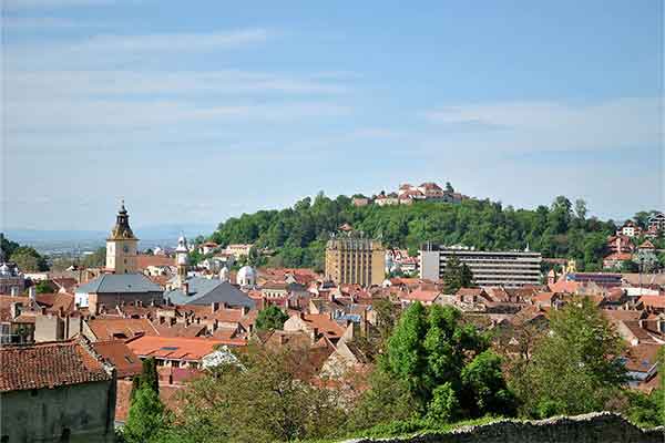 Zitadelle im Wachturm / Die Festung von Brasov